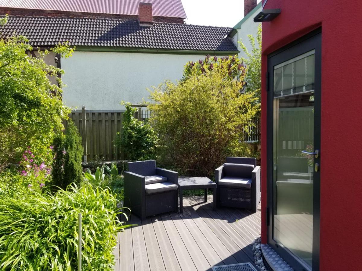 Das Alte Kino In Barth - Das Gartenhaus Esterno foto
